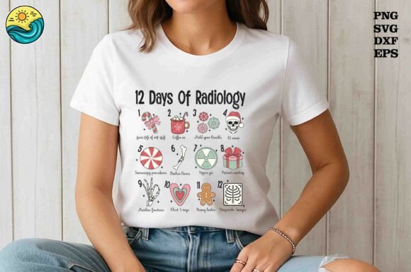 12 Days of Radiology SVG