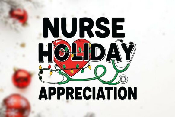 Celebrate Nurse Holiday with Lights Tee