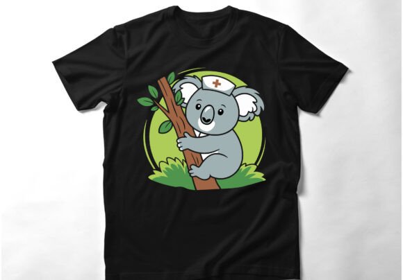 Koala Nurse Vector T Shirt Design