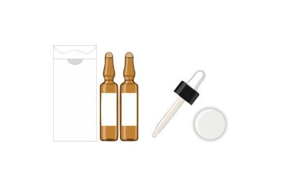 Medical Ampoules with Dropper and Contai