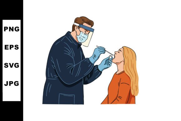 Medical Professional Performing Covid Na
