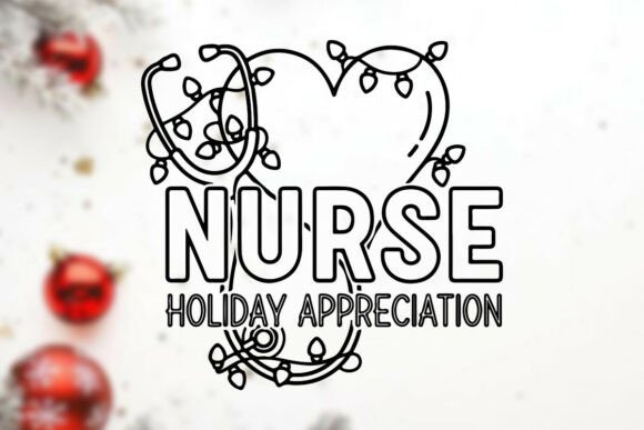 Nurse Holiday Christmas Tee Design