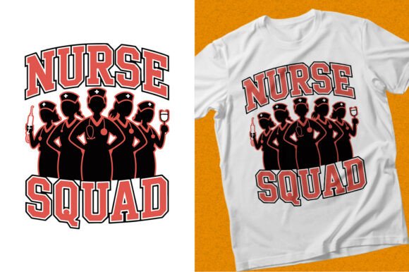 Nurse Squad Vector Shirt Design Template
