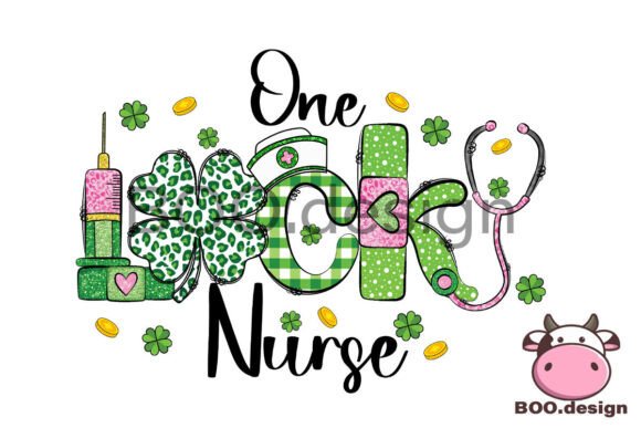 One Lucky Nurse PNG for St. Patrick’s Day